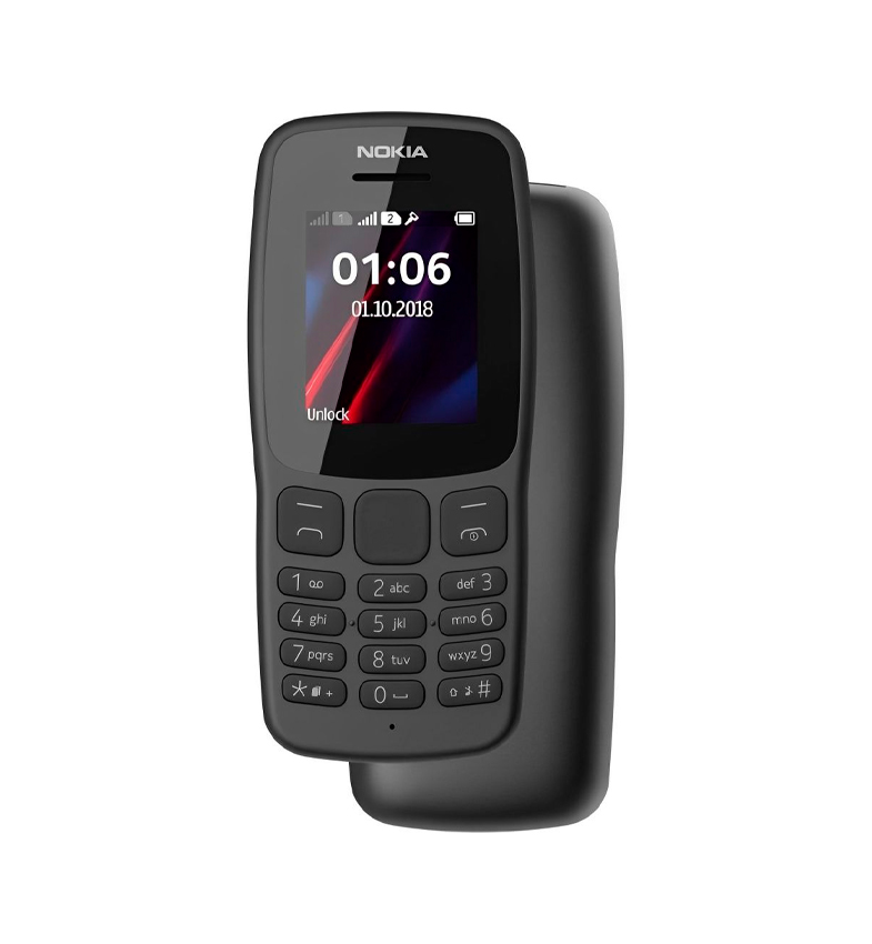 CELULAR NOKIA 106 TA-1114 DUAL SIM BLACK BANDA 850/1900