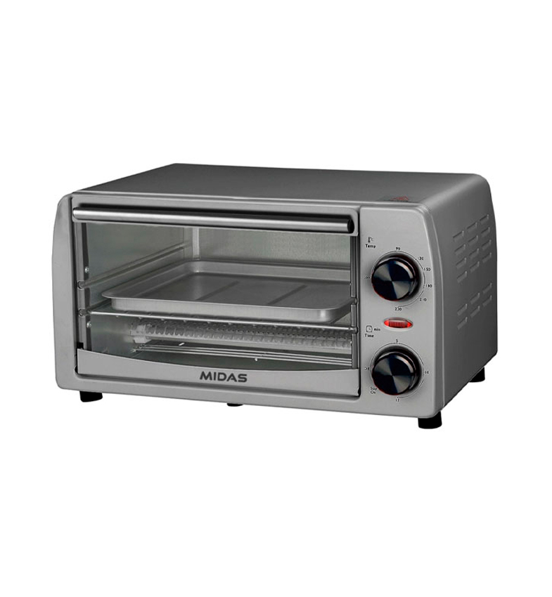 HORNO ELECTRICO MIDAS 9LTS MD-HE9SC GRIS
