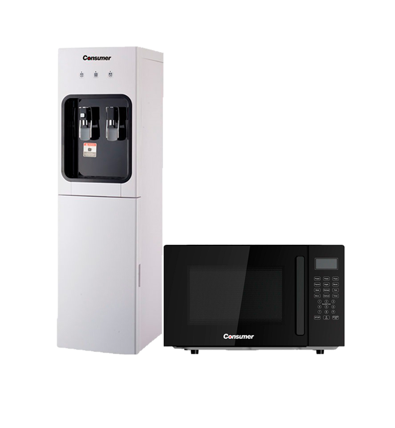 DISPENSER DE PIE BIDON INTERNO+MICROONDA 25L CONSUMER