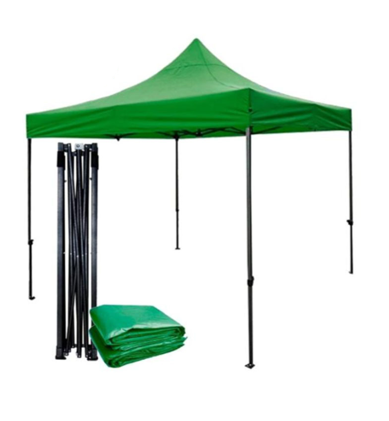 TOLDOS JARDIN ESTRUCTURA METALICA ANNECY 3MX3M COLOR VERDE AN001