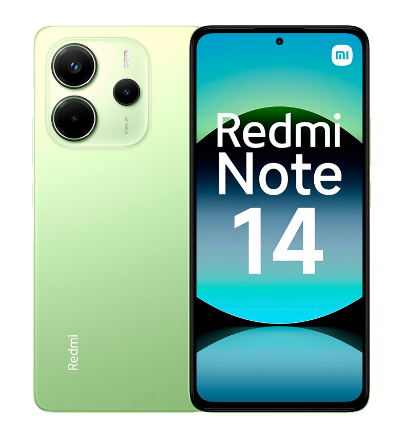CELULAR XIAOMI REDMI NOTE 14 DUAL 256GB/8GB LIME GREEN