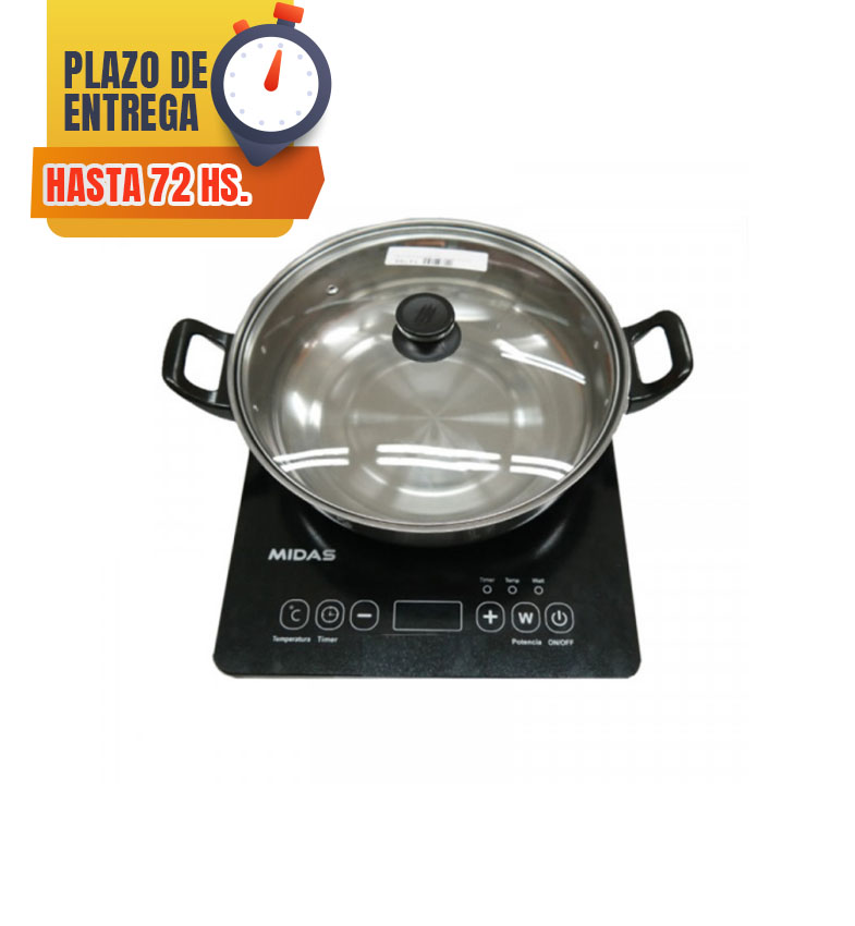 PLACA INDUCCION MIDAS -MD-PI23M C/OLLA