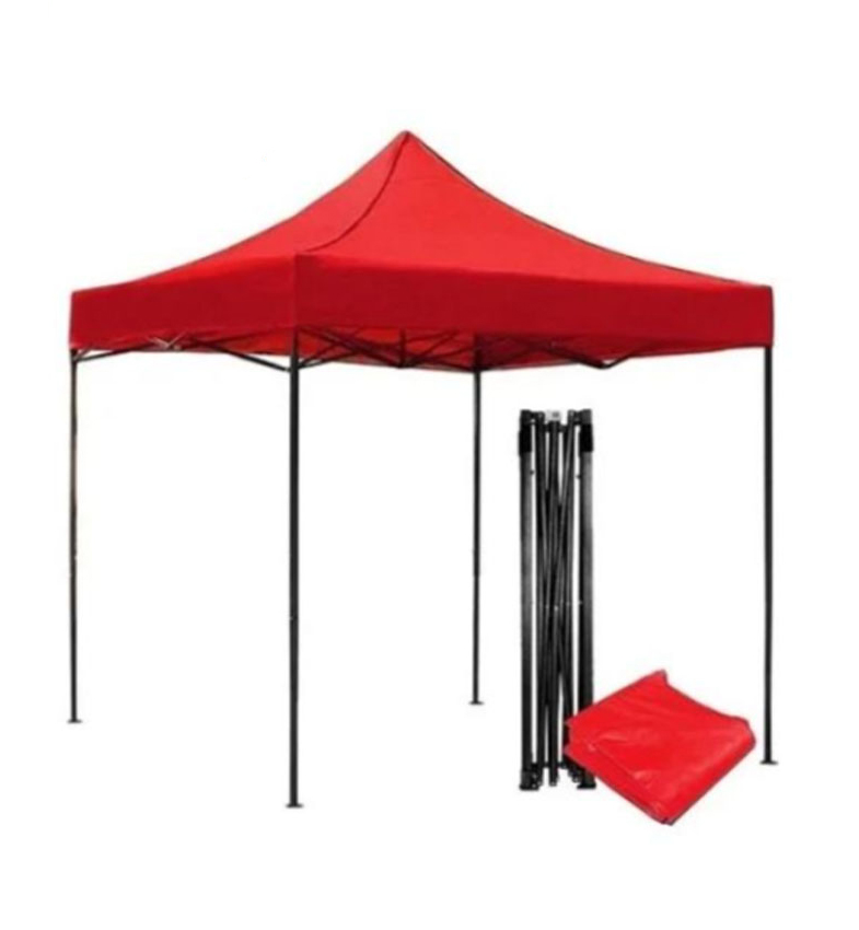 TOLDOS JARDIN ESTRUCTURA METALICA ANNECY 3MX3M COLOR ROJO AN001