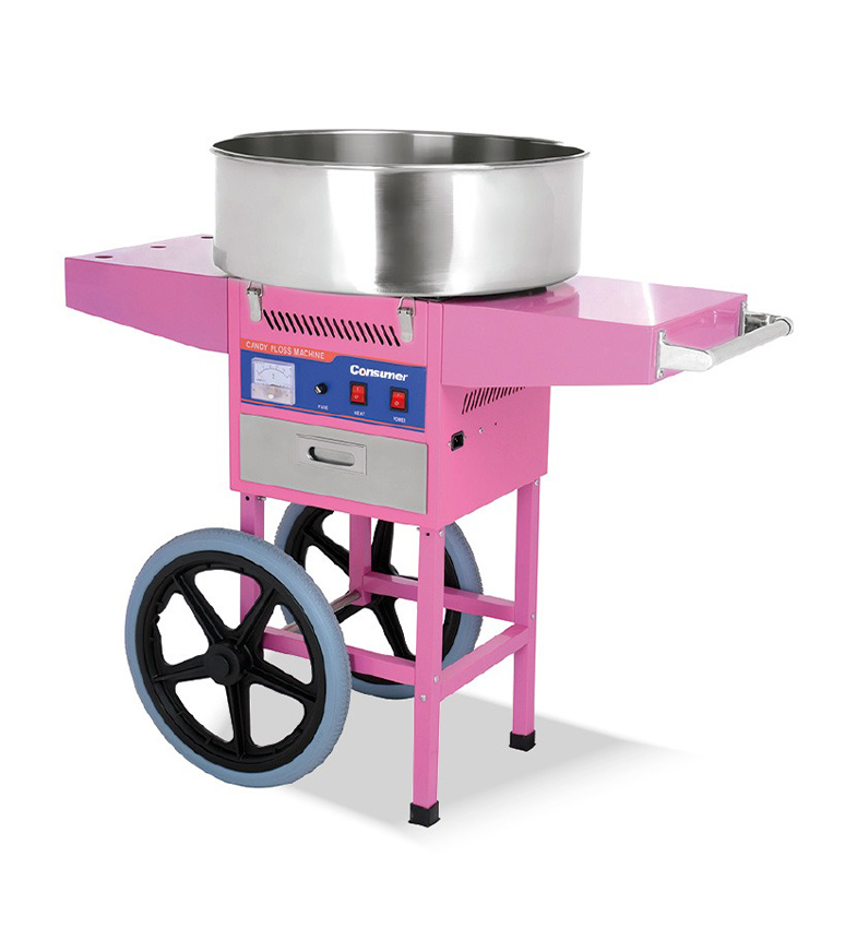 MAQUINA DE ALGODON CON CARRITO CONSUMER