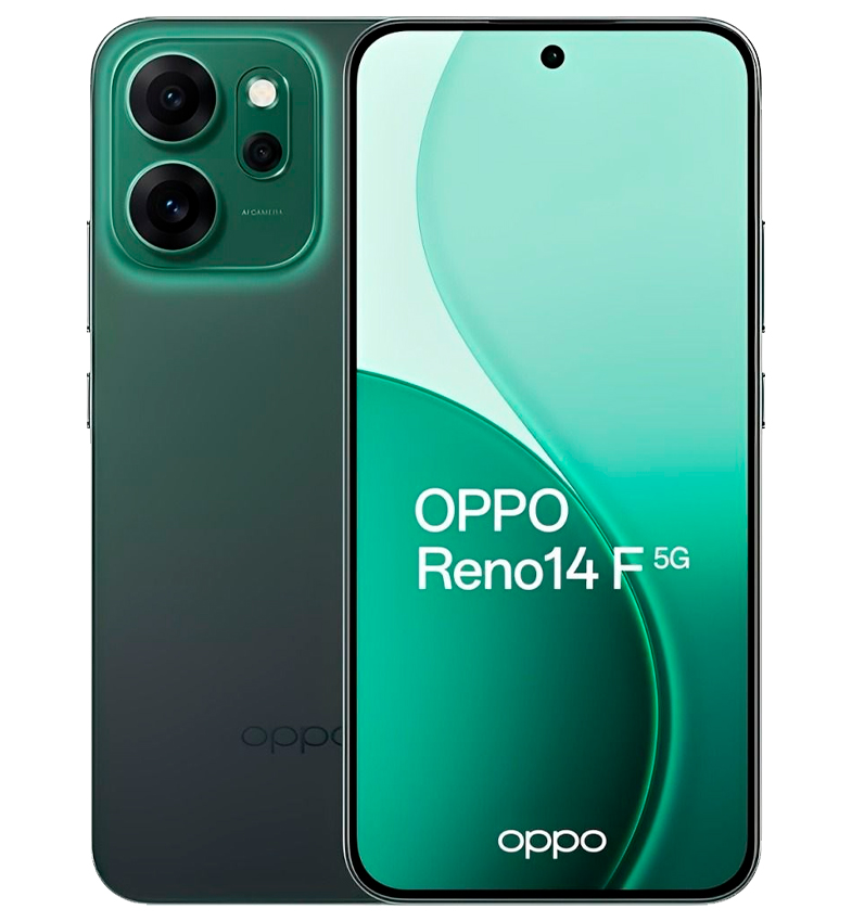 CELULAR OPPO RENO 14 F CPH2743 DUAL 256GB/12GB 5G NFC GREEN