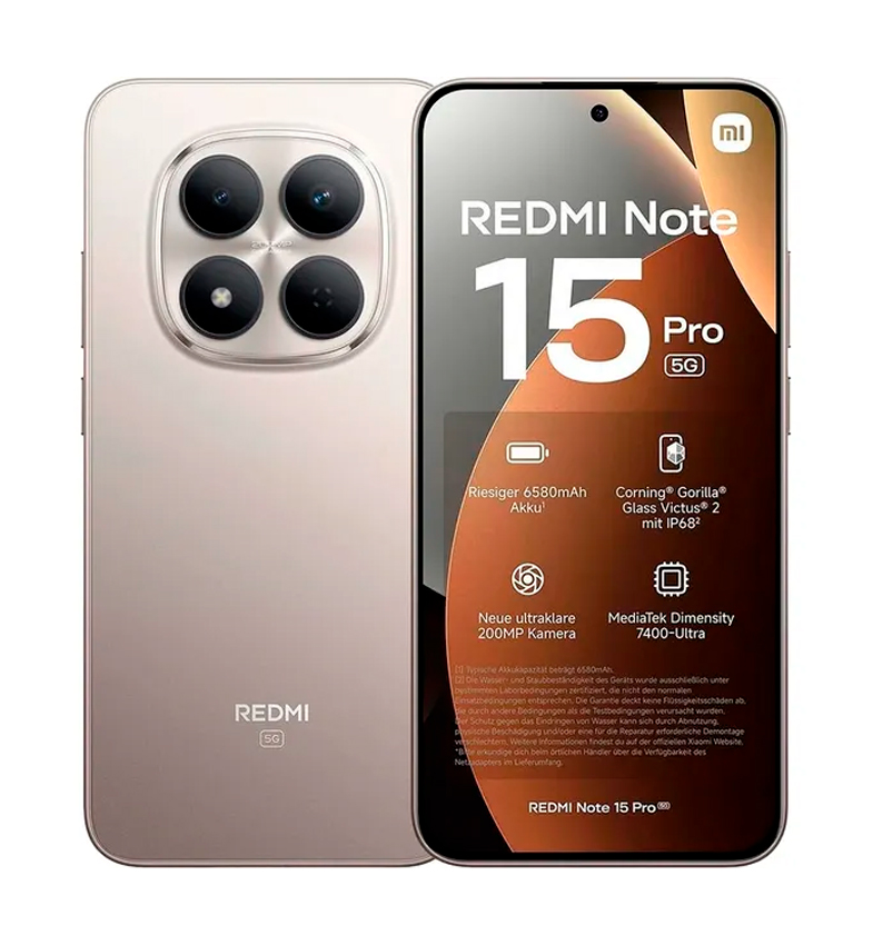 CELULAR XIAOMI REDMI NOTE 15 PRO LTE DUAL 256GB/8GB TITANIUM COLOR